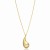 Srebrny damski naszyjnik z minimalistycznym wisiorkiem w kształcie łezki kropli kropla senka srebro 925