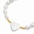 Bransoletka Pearl Heart Serce Senka Srebro